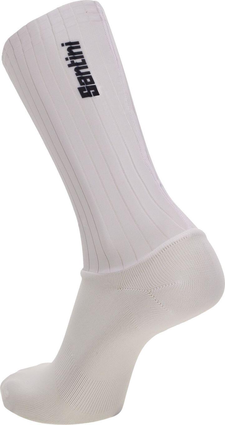Santini Madss Unisex Socks White 2/3