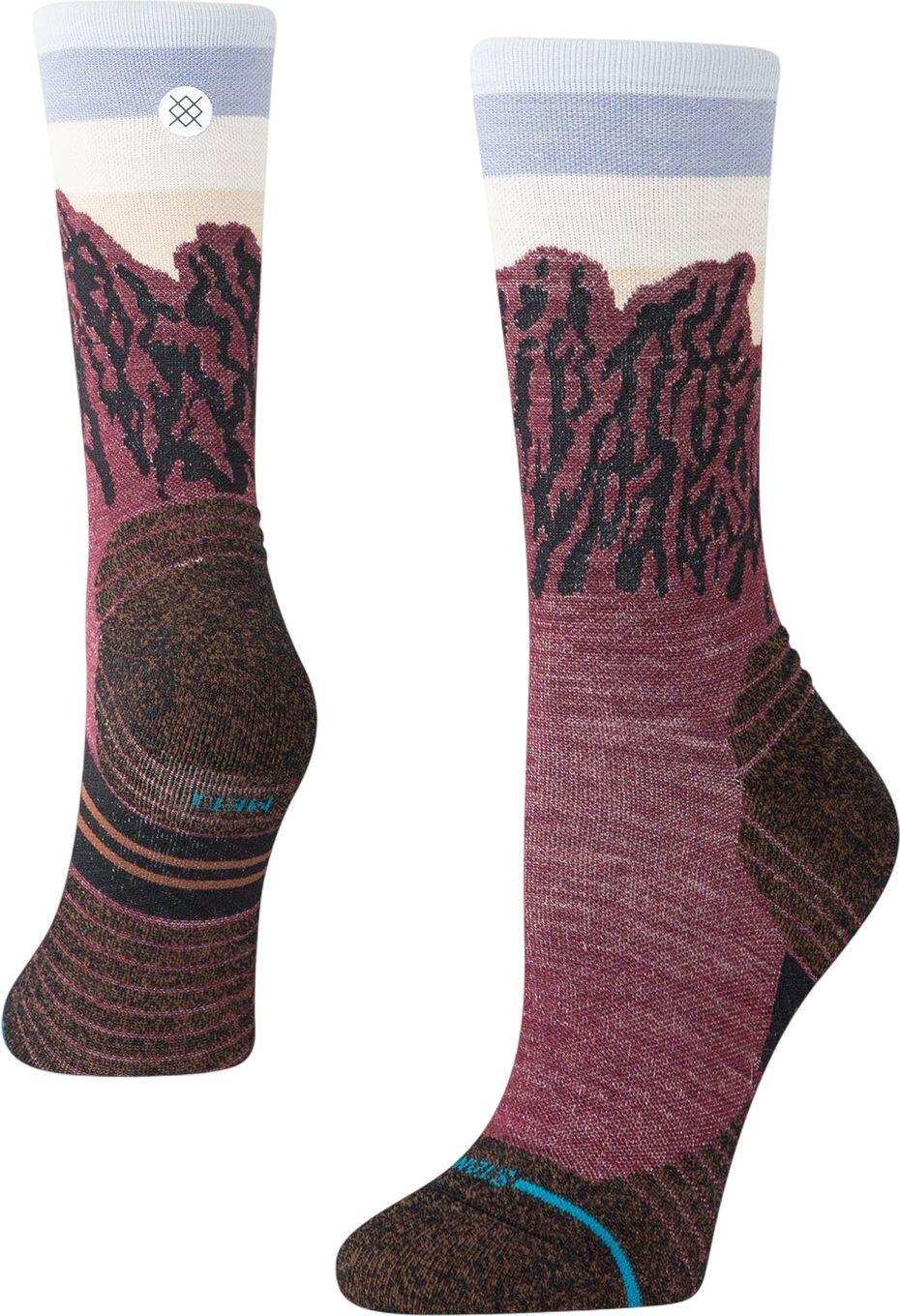 Chaussettes Stance The Ridge Light Wool Crew Bordeaux 2/4