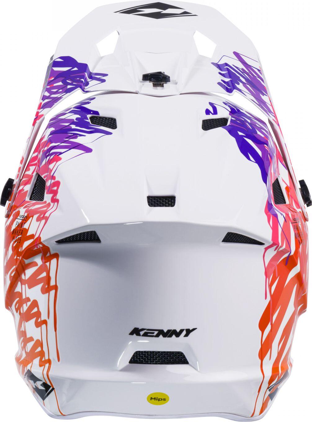 Kenny Decade Lunis BMX/DH Helm Wit 3/4