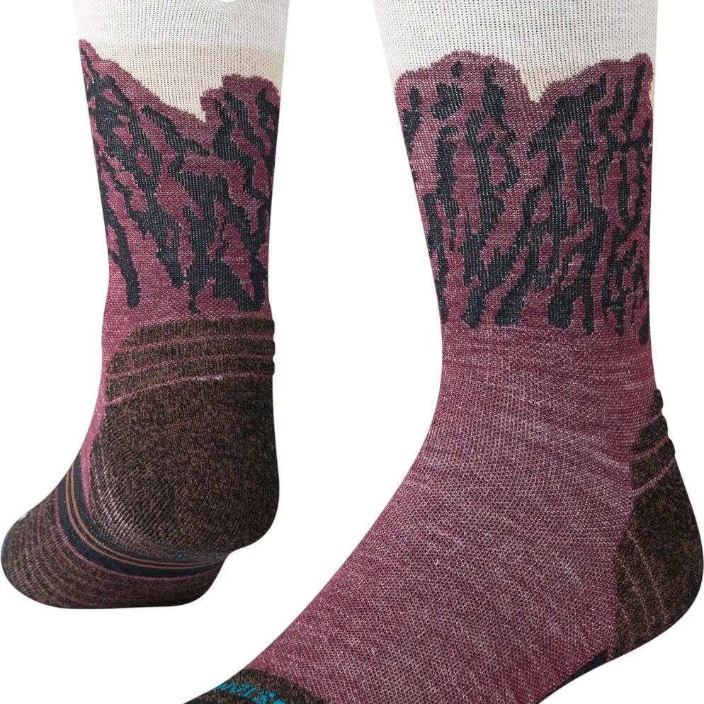Stance The Ridge Light Wool Crew Socks Bordeaux