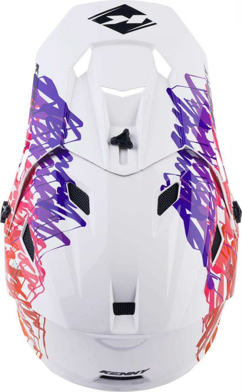 Kenny Decade Lunis BMX/DH Helm Wit 4/4