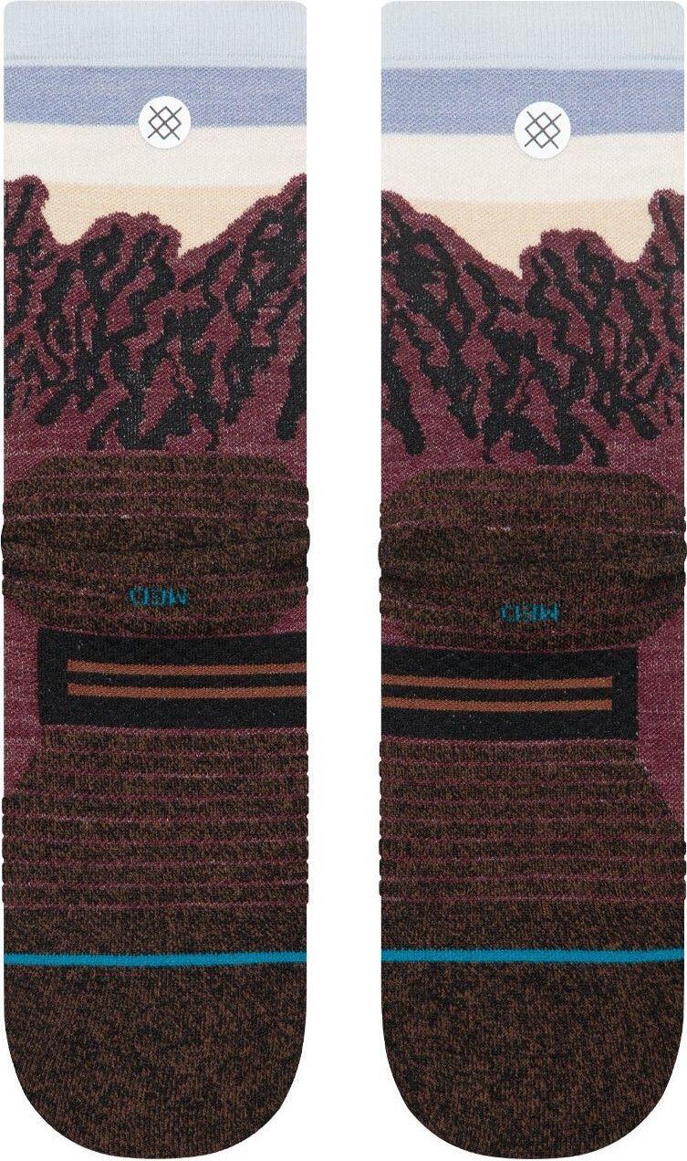 Chaussettes Stance The Ridge Light Wool Crew Bordeaux 4/4