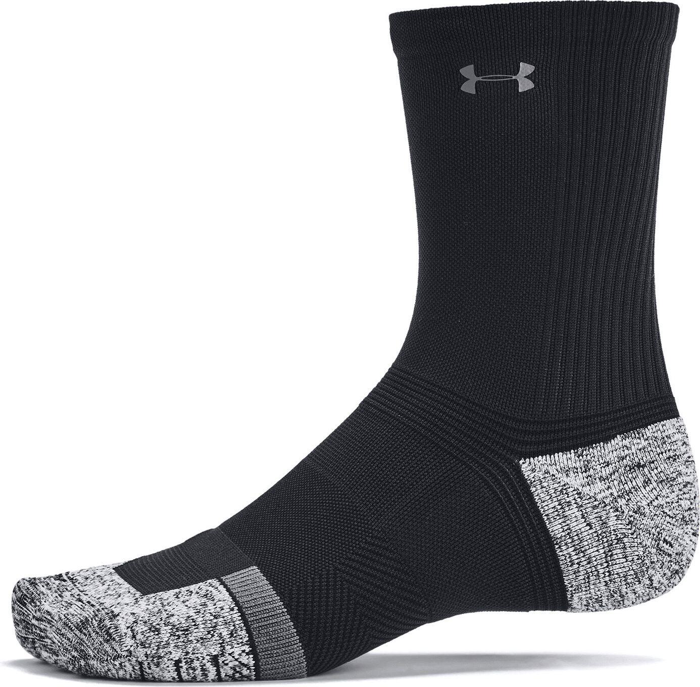 Under Armour ArmourDry Pro Bianco/Nero/Grigio Mezzi Calzini Alti (3 paia) 4/5