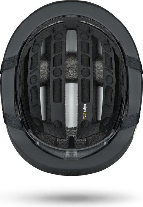 Kudo Aero Helmet + Light schwarz M 6/7