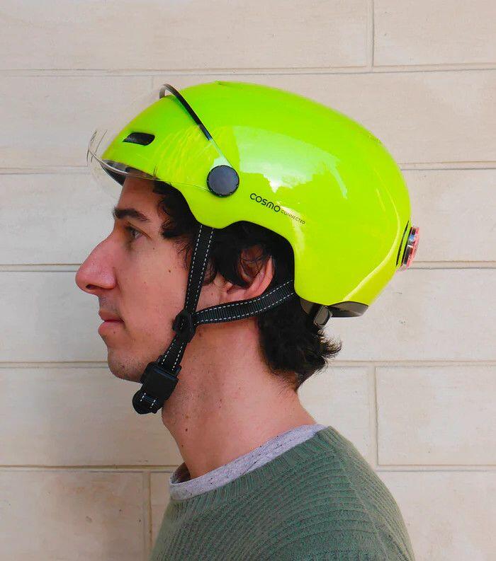 Casque Connecté Cosmo Connected Fusion+ Jaune Fluo 4/7