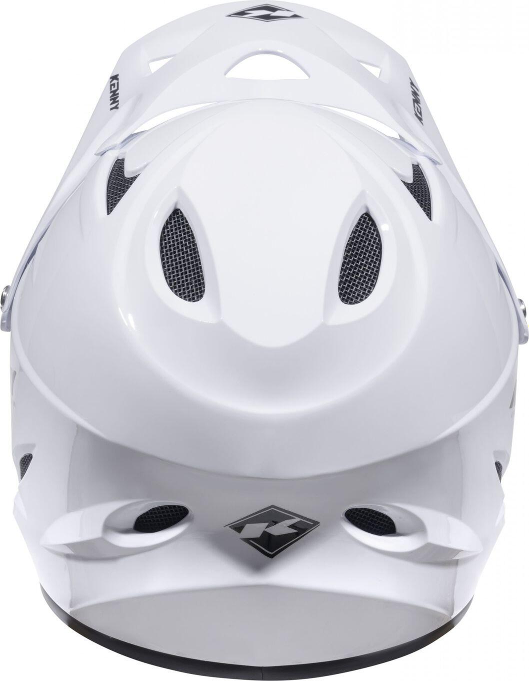Casco integral Kenny Down Hill Solid Blanco 3/4