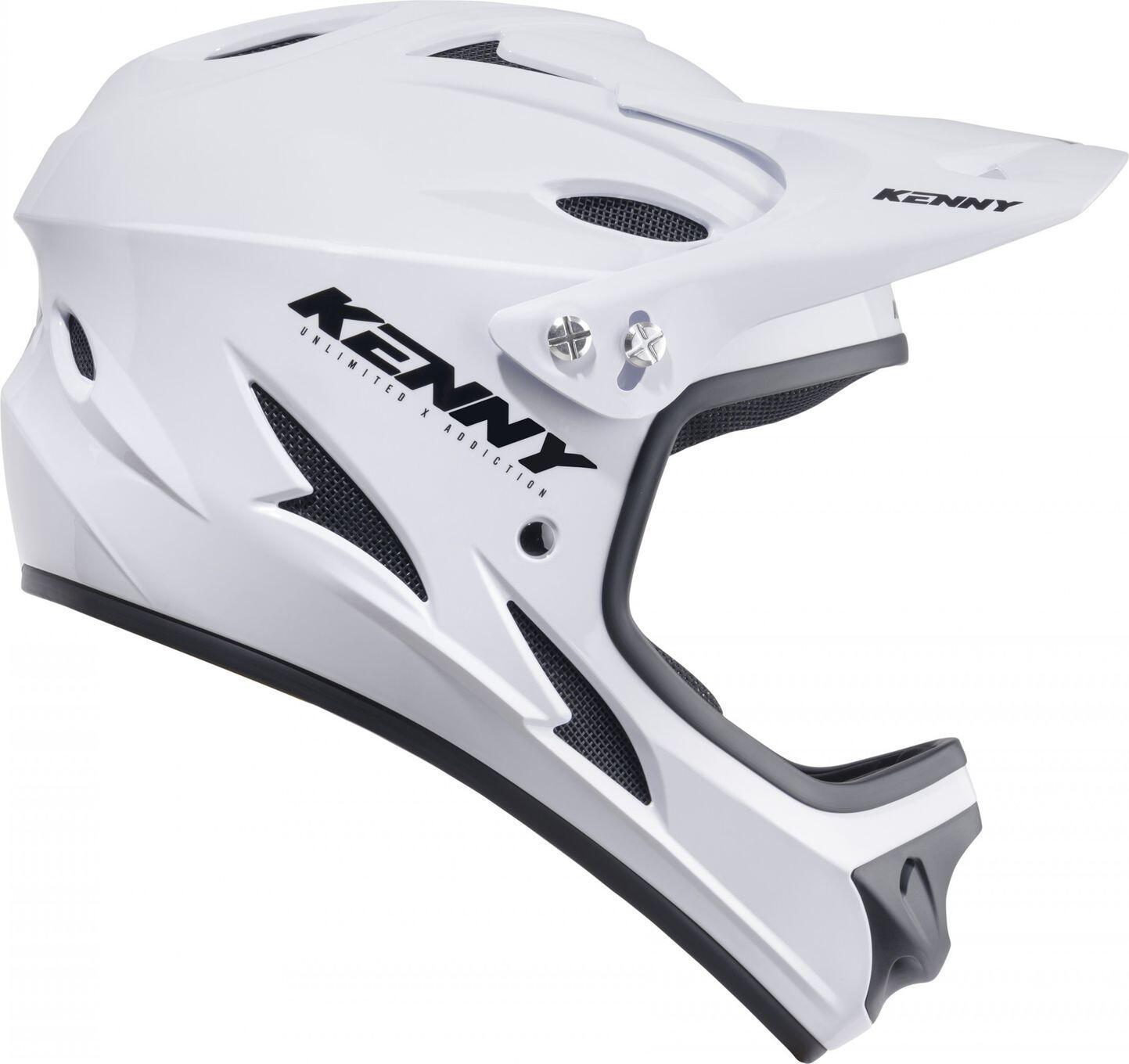 Casco integral Kenny Down Hill Solid Blanco 2/4