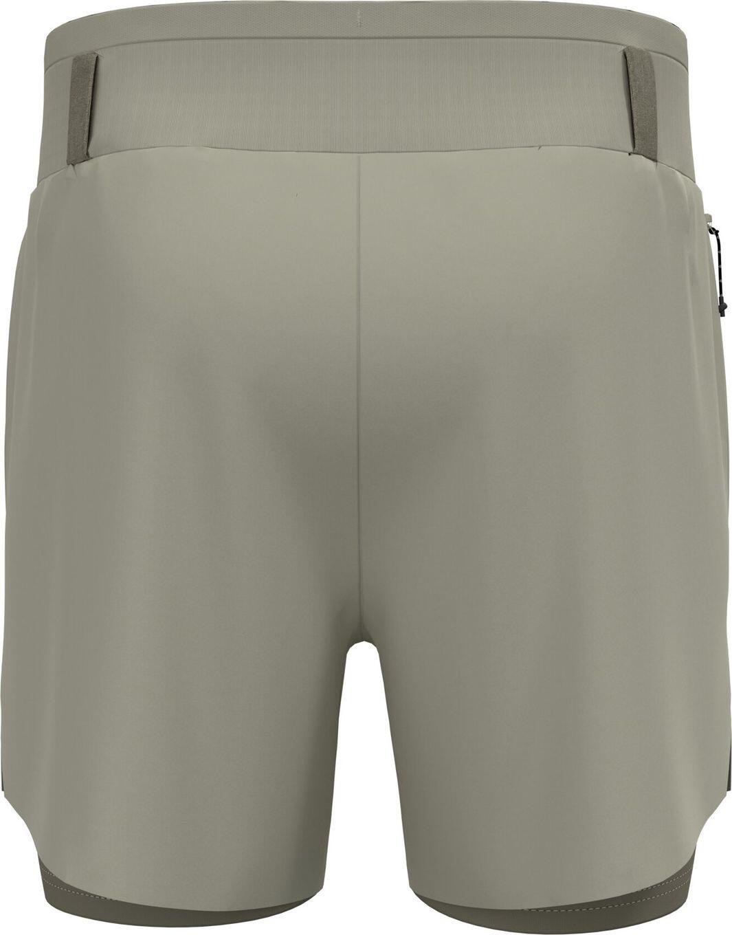 2-in-1 Shorts Odlo X-Alp Trail 6'' Grau 2/7