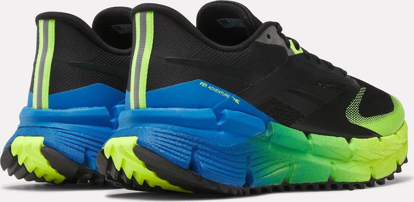 Zapatillas Reebok FloatZig Adventure 1 Trail Running Negro / Amarillo / Azul 3/7