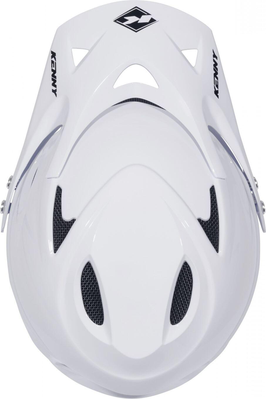 Casco integral Kenny Down Hill Solid Blanco 4/4