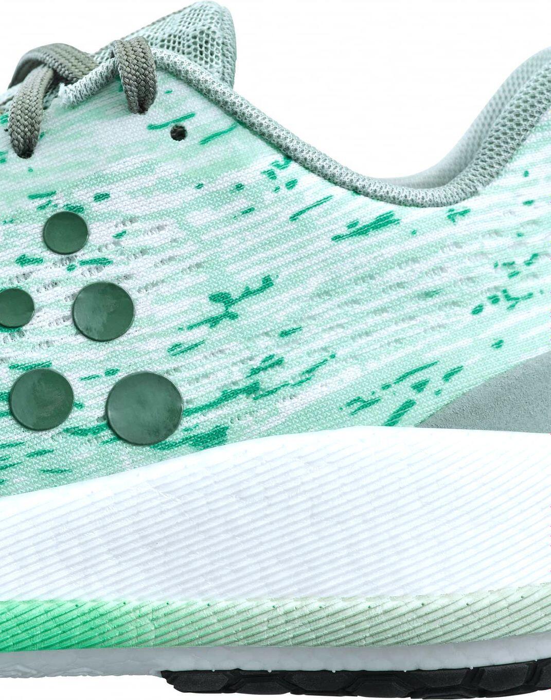 Chaussures Running Craft Pacer Vert pâle/Blanc Femme 3/7