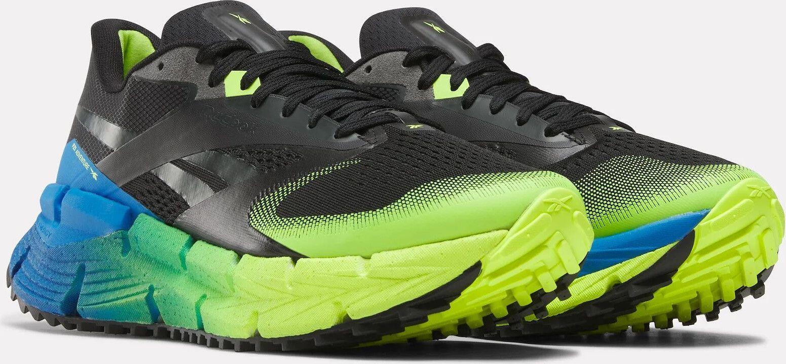 Zapatillas Reebok FloatZig Adventure 1 Trail Running Negro / Amarillo / Azul 2/7