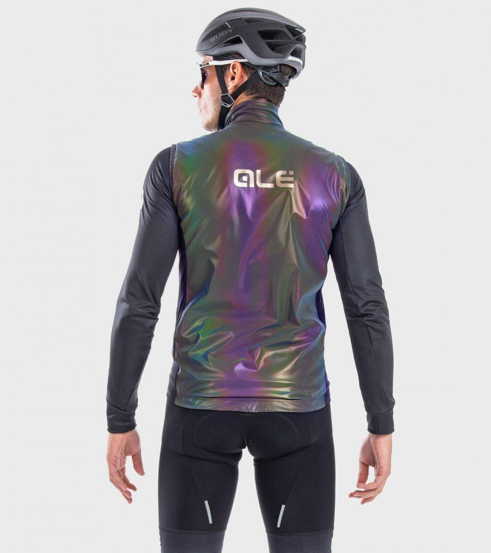 Ärmellose Weste Alé Guscio Iridescent Reflective 2/6