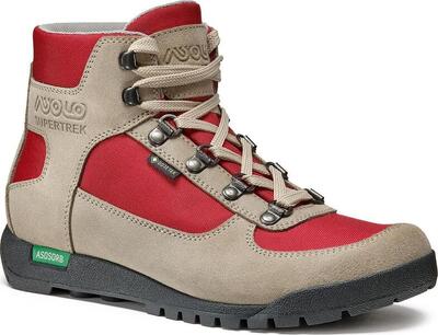 Asolo supertrek gore-tex beige/rood wandelschoenen