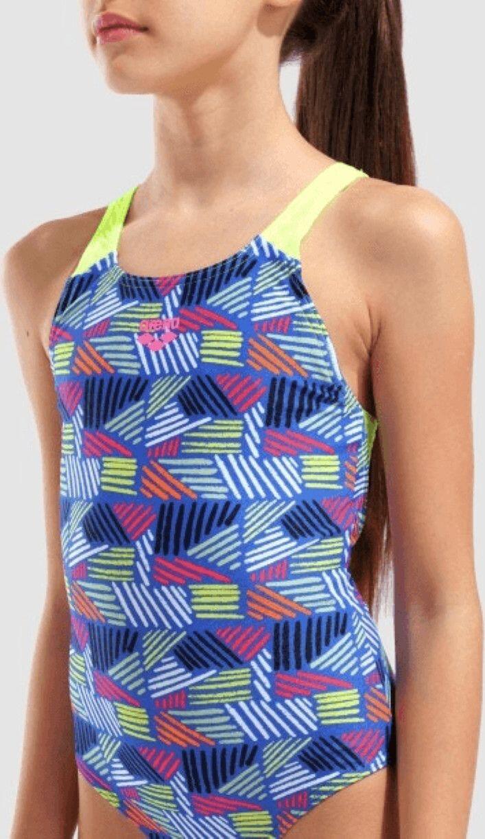 Traje de baño Arena Candies para niña Azul/Amarillo 3/5