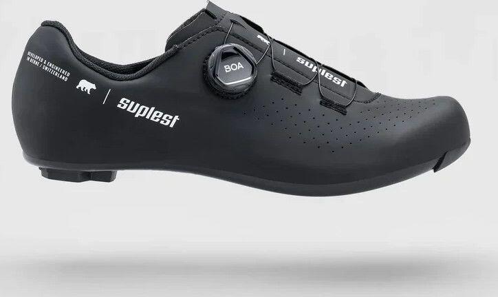 Chaussures Route Suplest Sport Noir 3/4