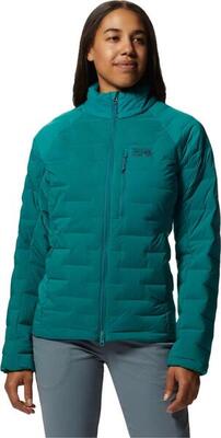 Women's mountain hardwear stretchdown jacket green