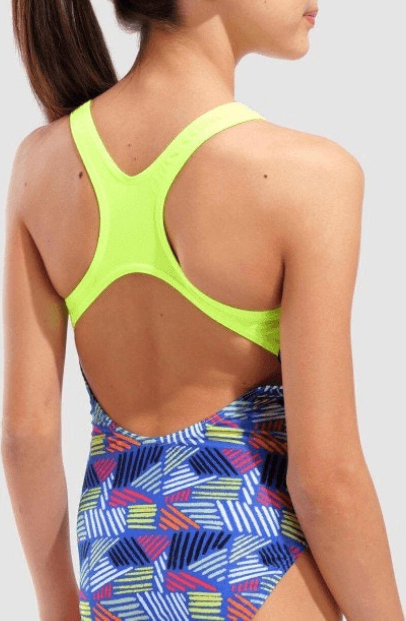 Traje de baño Arena Candies para niña Azul/Amarillo 4/5
