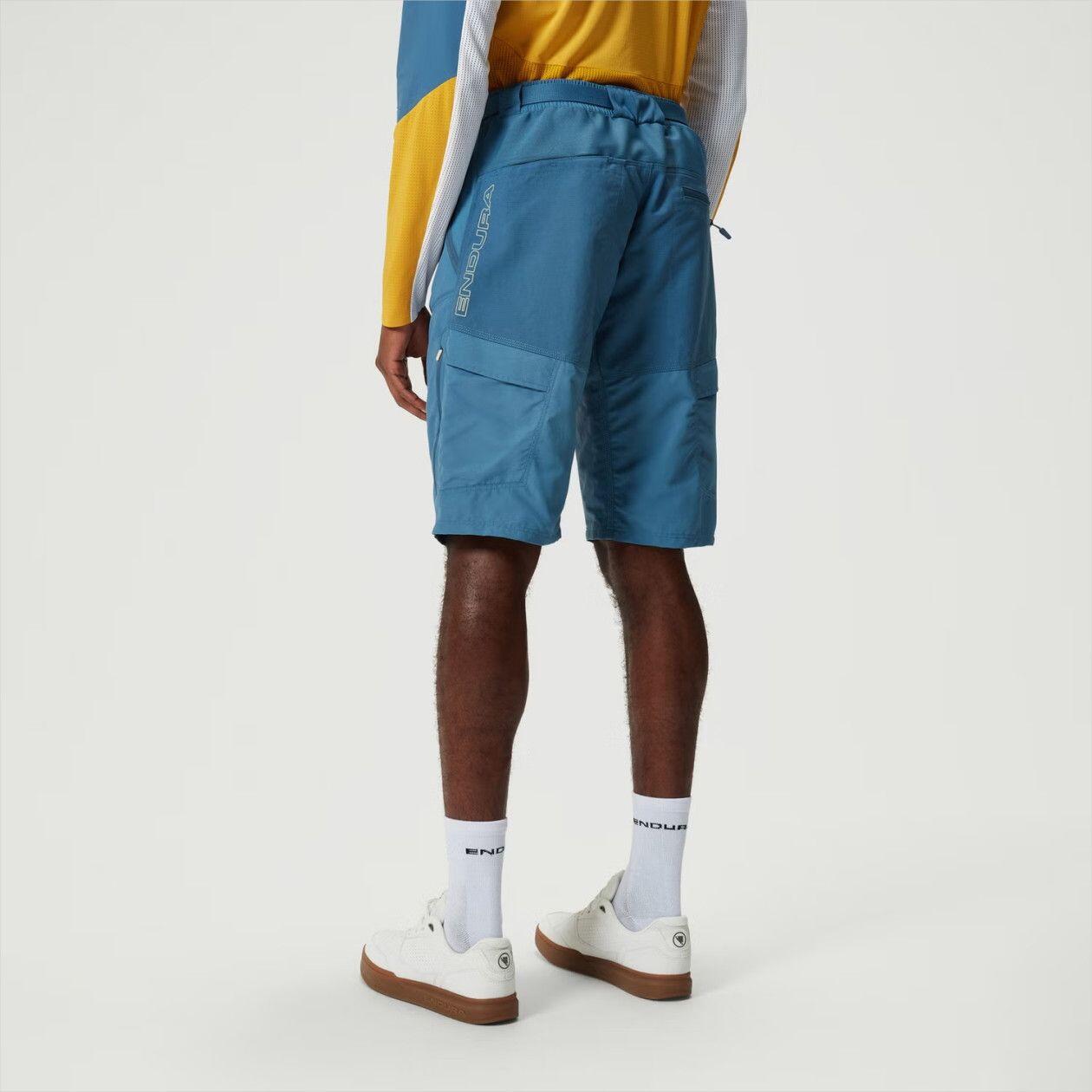 Short avec Peau VTT Endura Hummvee Bleu 3/6