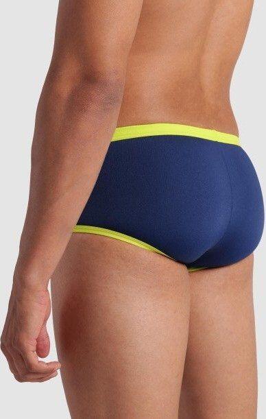 Costume da bagno a vita bassa Arena One Big Logo Blue/Green Uomo 4/5