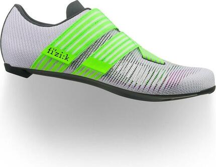 Straßenschuhe Unisex Fizik Powerstrap Aeroweave Violett/Grün Fluo