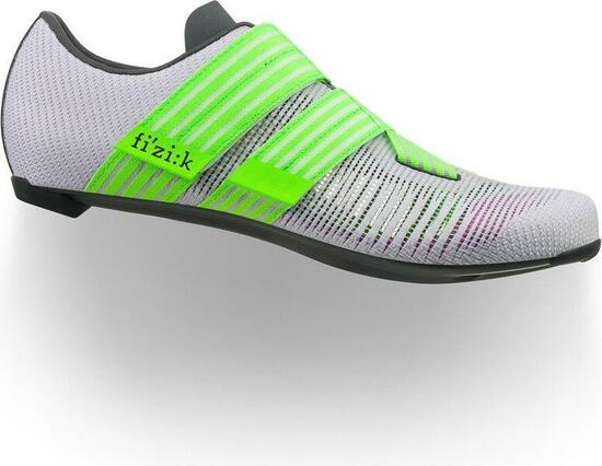 Straßenschuhe Unisex Fizik Powerstrap Aeroweave Violett/Grün Fluo