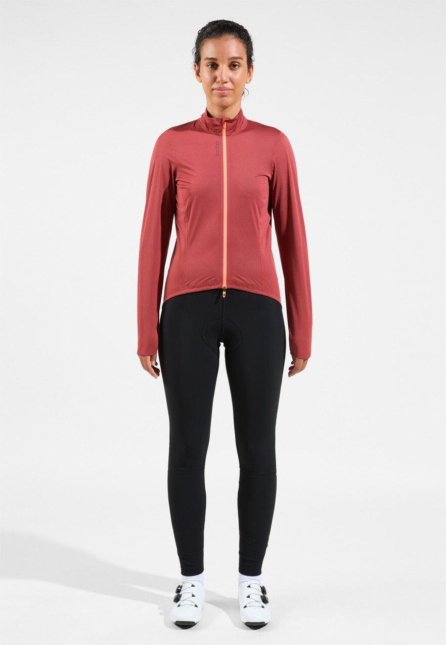 Lange, trägerlose Damen-Trikothose Odlo Zeroweight Warm Schwarz 5/5