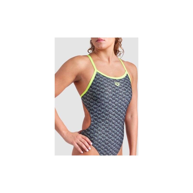 Costum de baie întreg pentru femei Arena Monogram Challenge Back