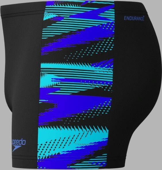 Maillot de bain Speedo Aquashort HyperBoom Panel Noir/Bleu Homme 2/5