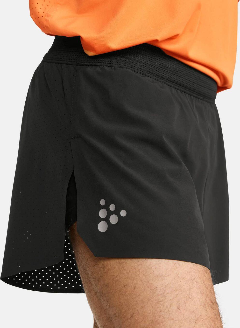 Craft Pro Hypervent Split Shorts Black Uomo 3/5