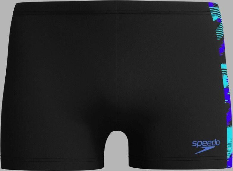 Maillot de bain Speedo Aquashort HyperBoom Panel Noir/Bleu Homme 4/5