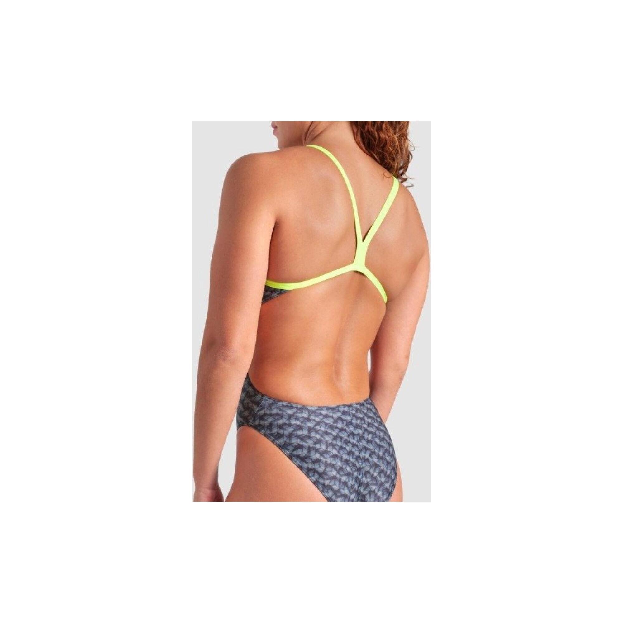Costum de baie întreg pentru femei Arena Monogram Challenge Back
