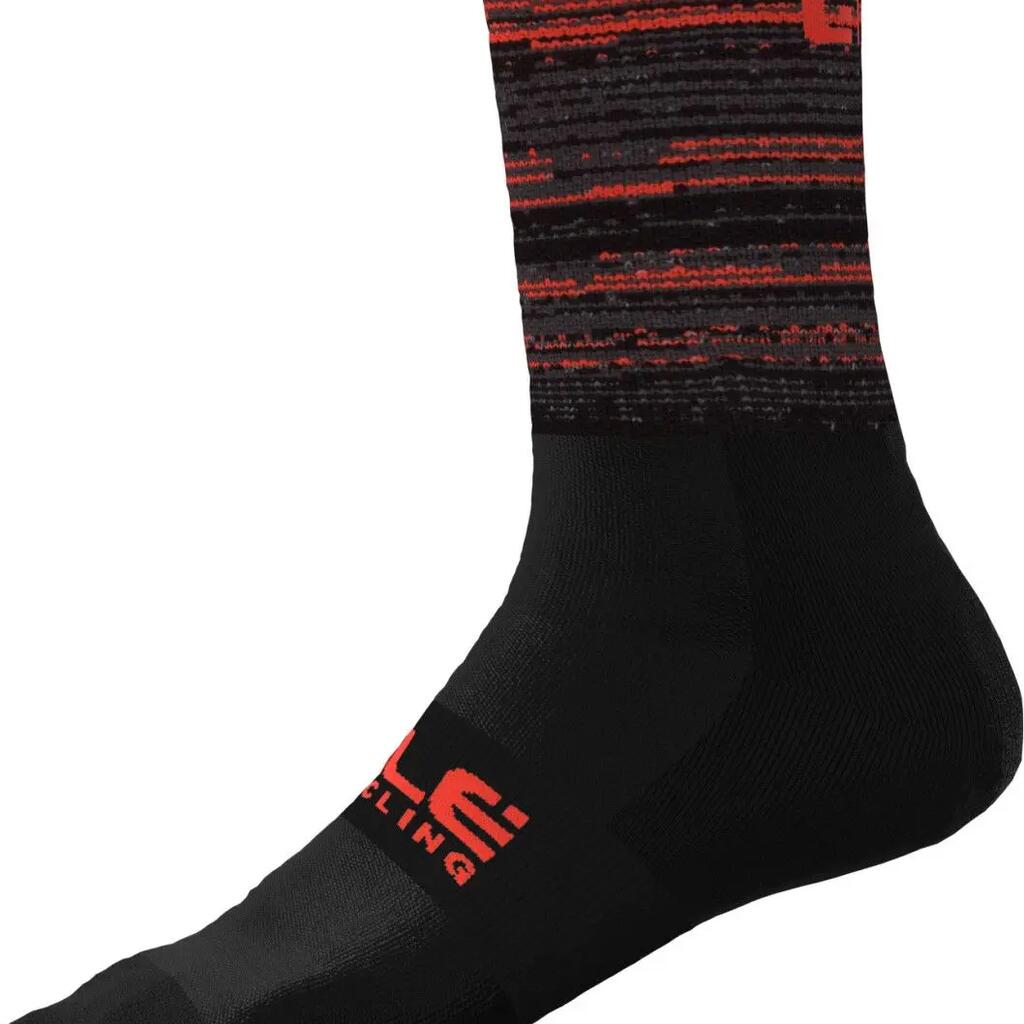 Alé Q-Skin Scanner Unisex Socks Black/Orange