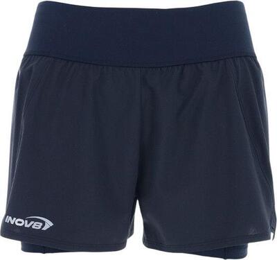 Dames 2-in-1 inov-8 airlite korte broek zwart