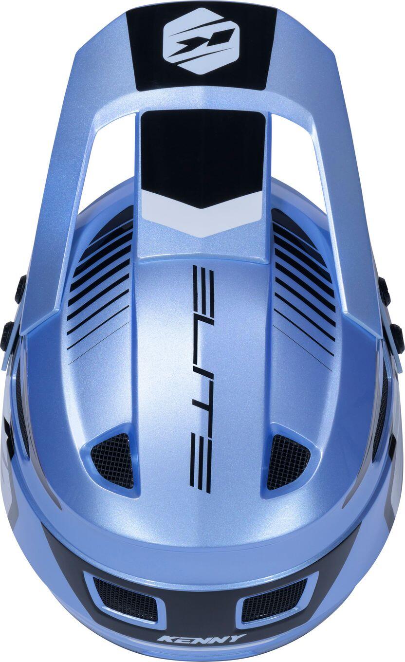 Casco Integral Kenny Elite Azul 4/4