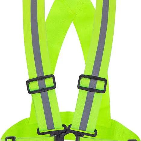 Neatt High Visibility Harness Fluorescent Yellow Reflective