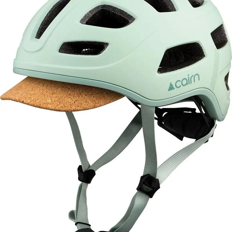 Helmet Cairn Quartz Led USB Mat Green