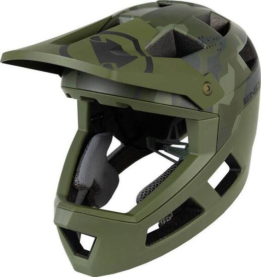 Casque intégral Enfant Endura Singletrack Vert Camo Unique