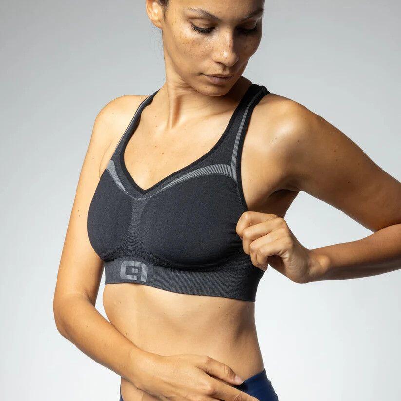 Brassière Femme Alé Intimo Noir Gris 2/7