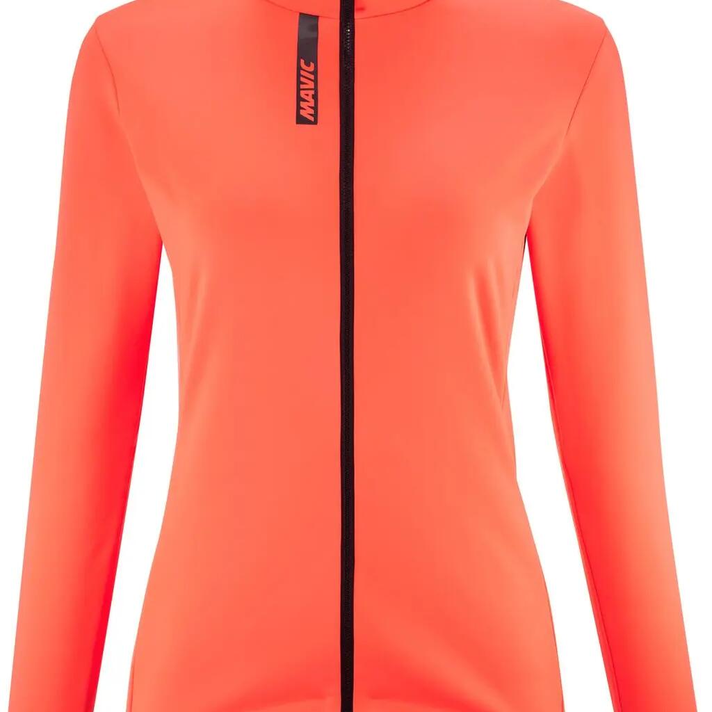 Mavic Aksium Thermo Coral Women's Long Sleeve Jacket