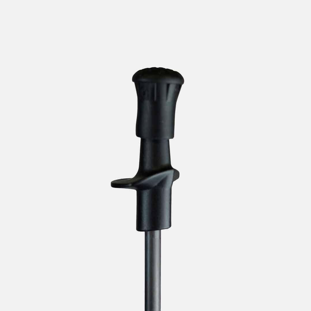 Bastões de trilha Raidlight ultraleves em carbono fabricados na França pretos 4/5