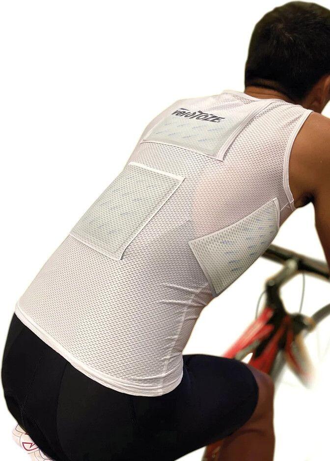 Gilet de Refroidissement Velotoze Blanc 4/5