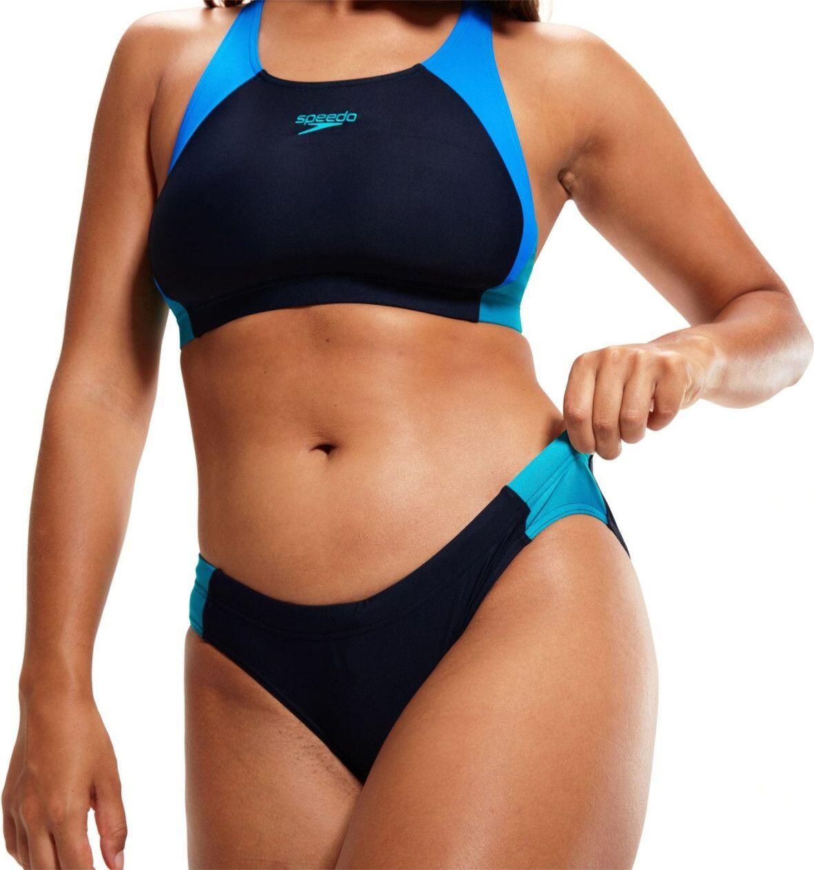 Bikini 2 pezzi donna Speedo Colourblock Splice Blu/Menta 4/5
