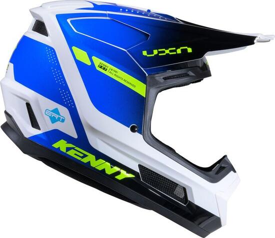 Casque Integral Kenny Performance Bleu/Blanc