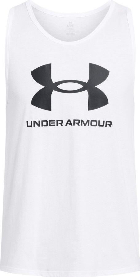 Under Armour Sportstyle Logo Tank Blanco Hombre 2/6