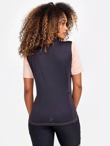 Camisola de manga curta Craft Core Offroad Beige Black para mulher 3/3