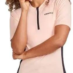 Women's Craft Core Offroad Beige Black short-sleeved jersey