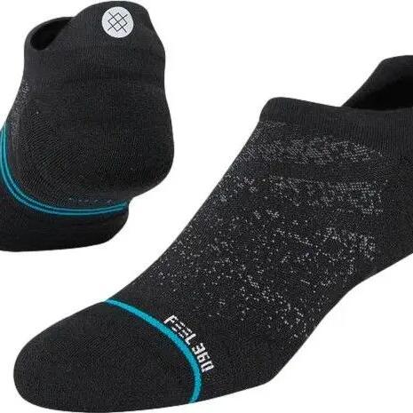 Stance Performance Run Light Tab Socks Black