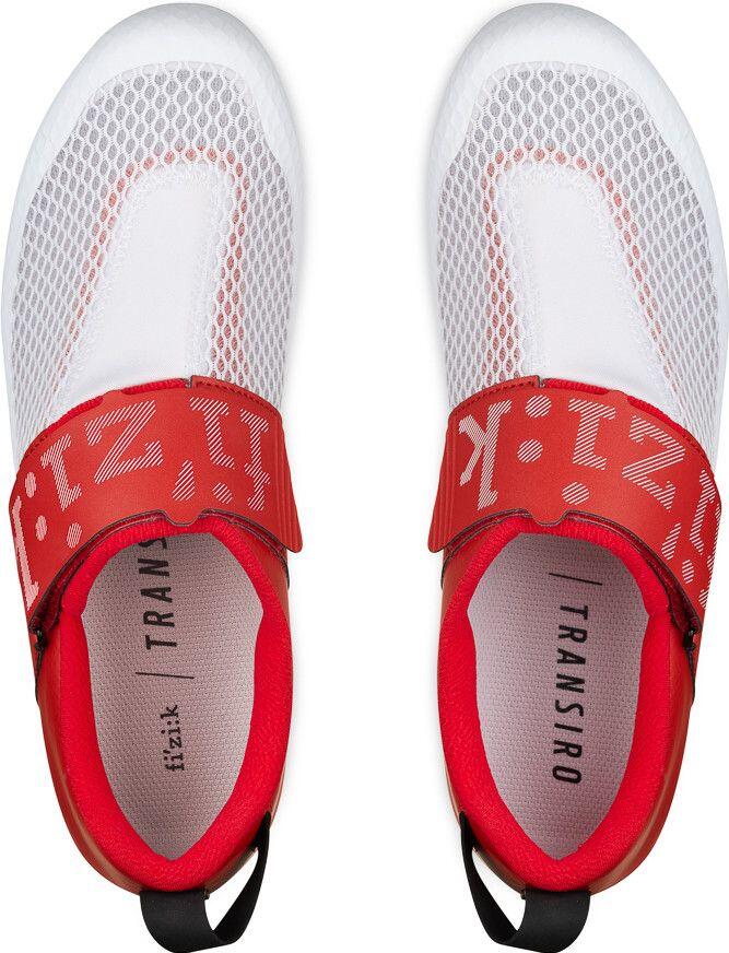 Fizik Hydra Triathlon Schoenen Wit/Rood 4/7