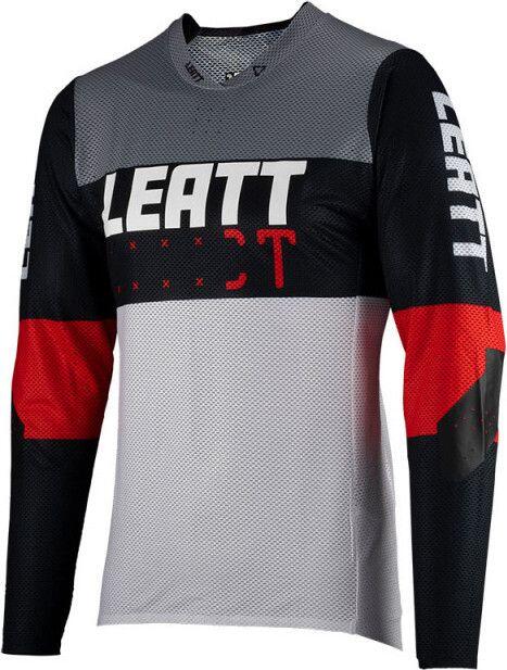 Maillot Manches Longues Leatt MTB Gravity 4.0 Gris/Rouge 3/6